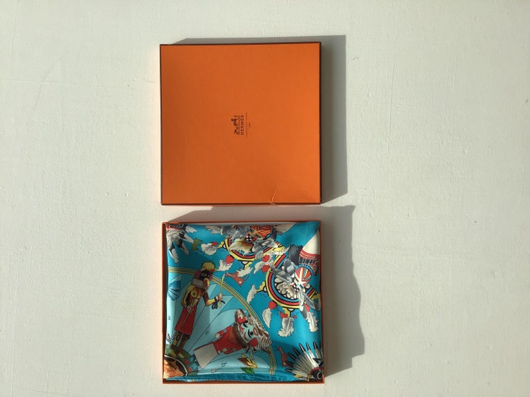 Hermes Kachina Scarf. Collector's Item, First Issued in 1992. at 1stDibs