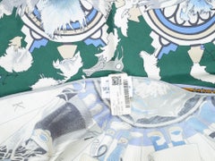 Hermès "Kachinas" Triangle Silk Scarf