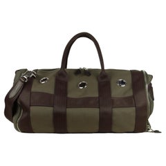 Hermes Kaki / Feu Dog Carrier Travel Bag for Small Dogs