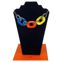 Hermes Karamba Colorblock Necklace