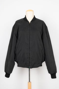 Hermès "Kashinas" Reversible Bombers Silk Twill Jacket