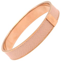 Hermes Kawaii 07 Rose Eglantine Epsom Bracelet