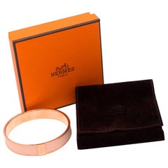 Hermes Kawaii 07 Rose Eglantine Epsom Bracelet
