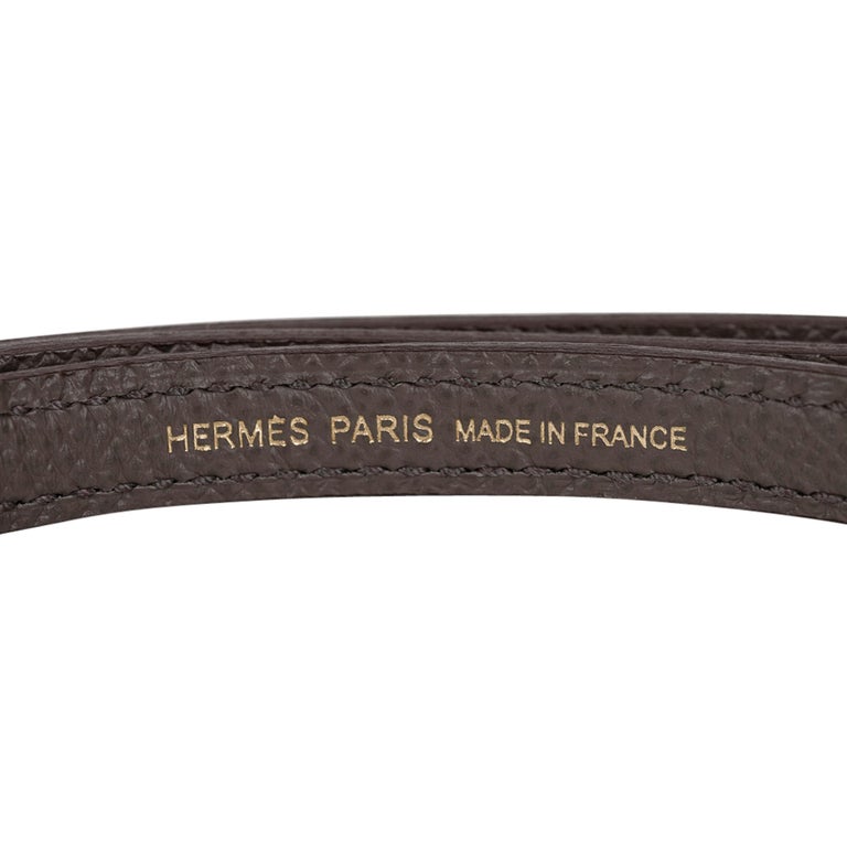 Hermes Kelly 20 Mini Sellier Bag Etain Epsom Leather Gold Hardware New –  Mightychic