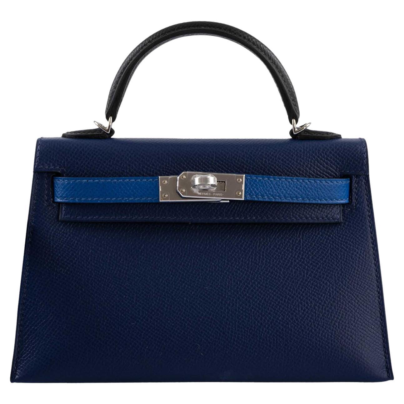 Craie & Etoupe Epsom HSS Sellier Kelly Mini II 20 Permabrass Hardware, 2021, Handbags and Accessories, 2022