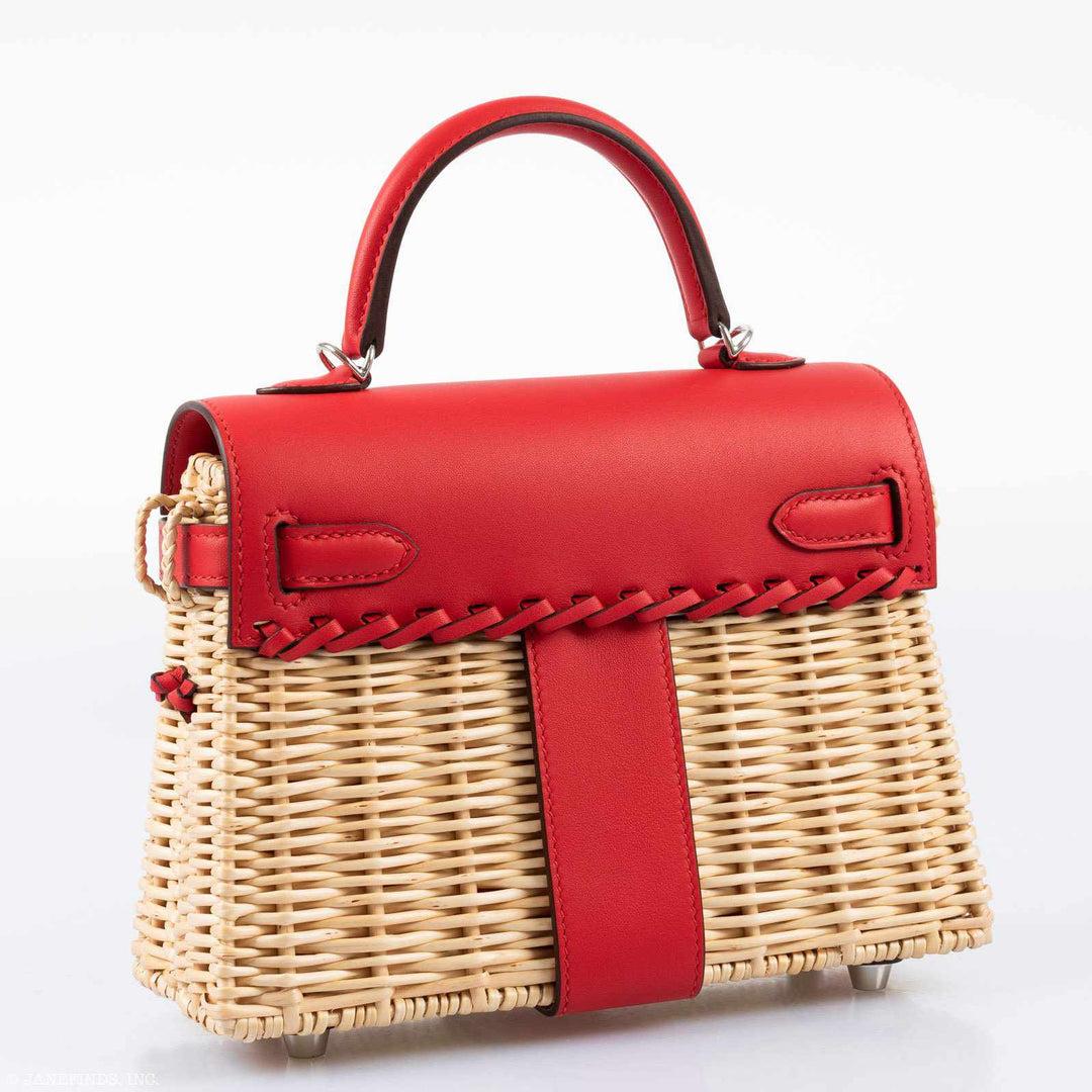 Hermes wicker bag hotsell