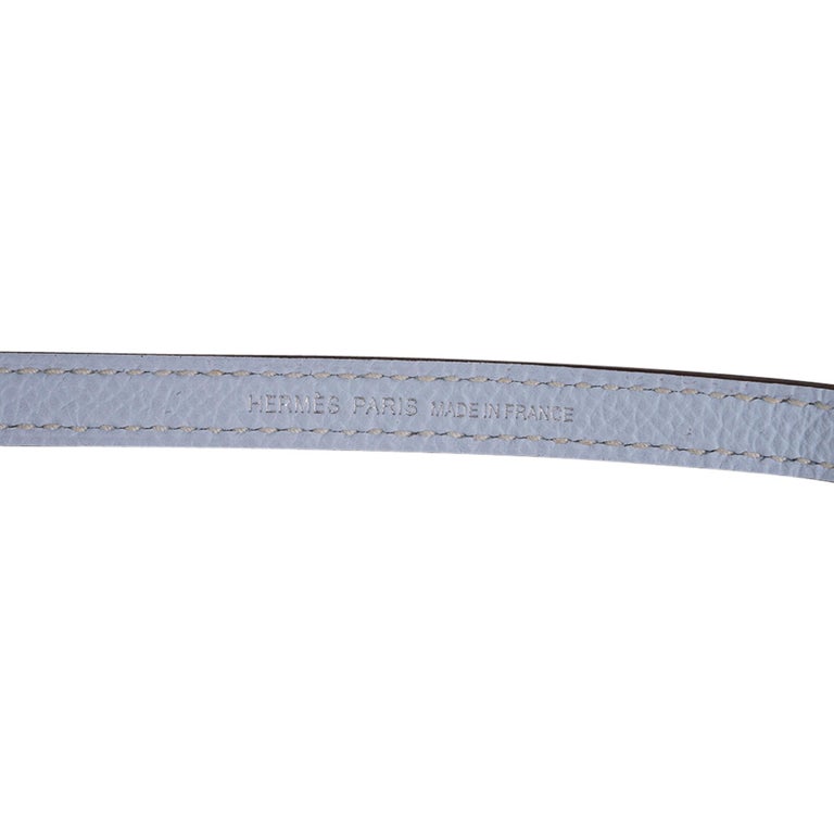 Hermès Kelly 20 Bleu Glacier Sellier Epsom Palladium Hardware PHW — The  French Hunter