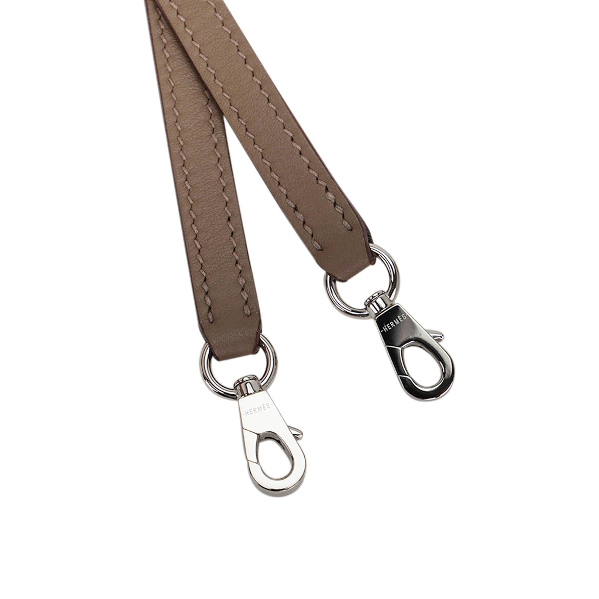 Hermes Kelly 20 Teddy Pluch Gris Caillou Grizzly Shearling For Sale 6