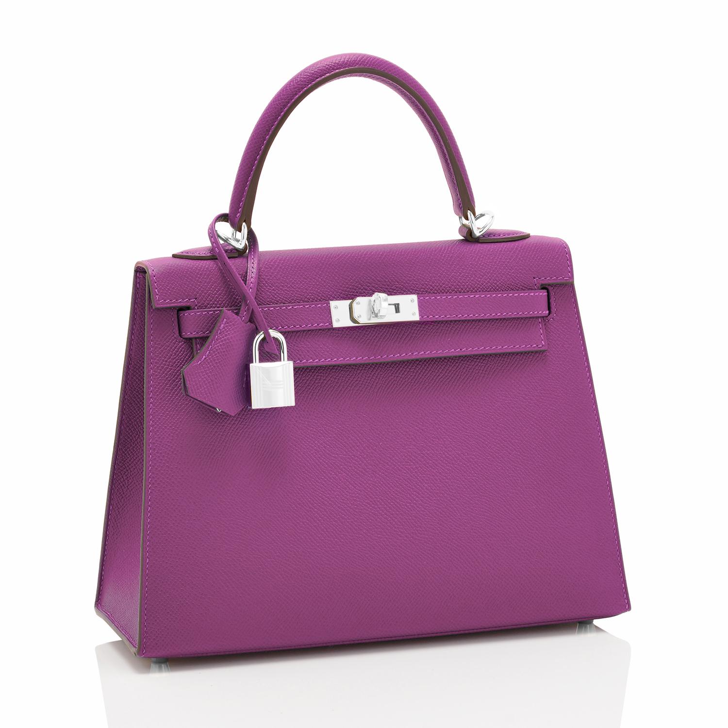 purple kelly bag