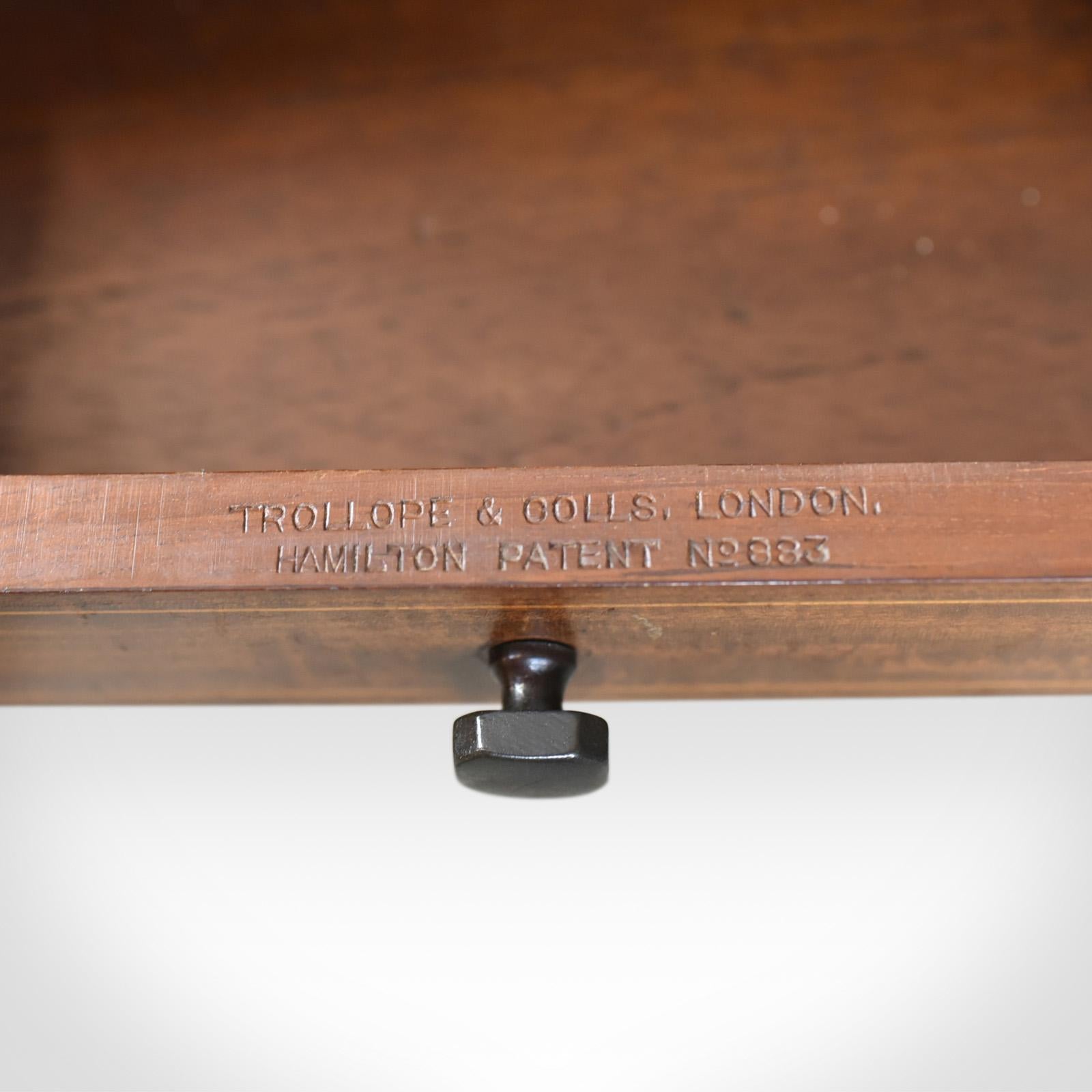 Antique Metamorphic Bridge Card Table, Trollope & Colls, Mahogany Games 2