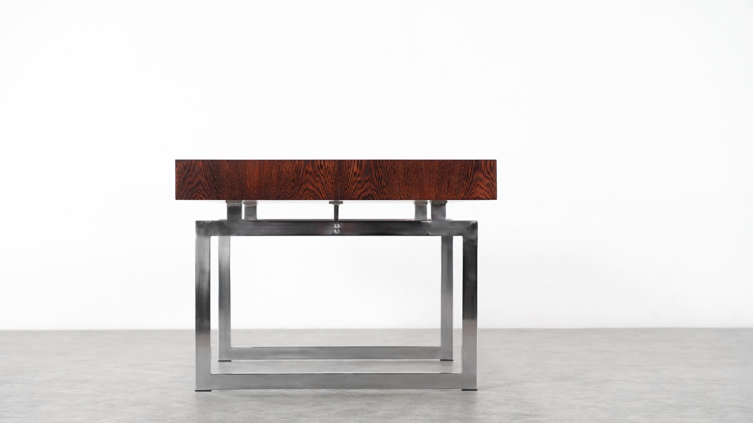 Bodil Kjaer, Wenge Desk, Executive Writing Table 1959, Denmark, Stunning & Rare 7