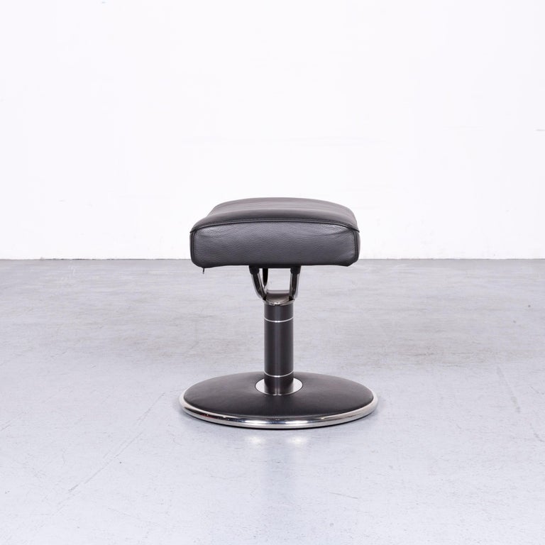 Ekornes Stressless Jazz L Designer Leather Office Chair Black Recliner