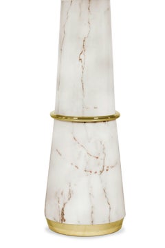 Contemporary Modern Agra 4 Seat Dining Table by Brabbu