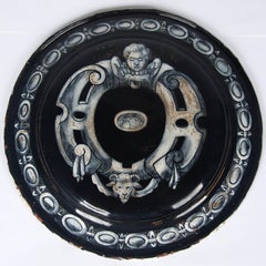 Emaille de Limoges-Plakette des 19. Jahrhunderts