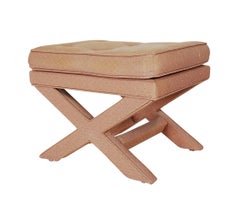 Mid-Century Modern Hollywood Regency X Benches or Stools after Billy Baldwin