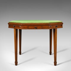 Antique Metamorphic Bridge Card Table, Trollope & Colls, Mahogany Games