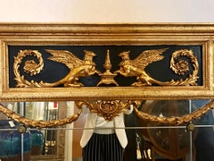 Decorative Arts Friedman Brothers Large Carved Gold Giltwood Mirror