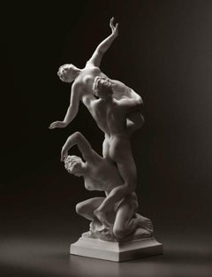 Renaissance Sculpture "Ratto delle Sabine" by Giambologna Produced by R. Ginori