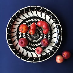 Midcentury Handmade Wall Plate by Hedwig Bollhagen MFR emerged from the Bauhaus