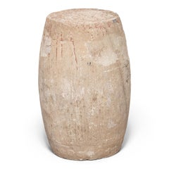 19th Century Chinese Limestone Drum Stool