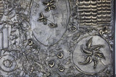 Midcentury Brutalist Wall Sculpture by Adrian Pearsall , Two Available