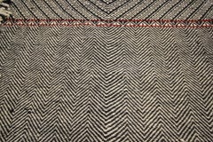 Vintage Zanafi Moroccan Kilim Runner with Geometric Pattern, Long Hallway Runner