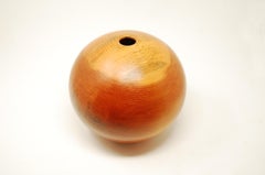 Hollow Form Vase in White Pine by John Sage