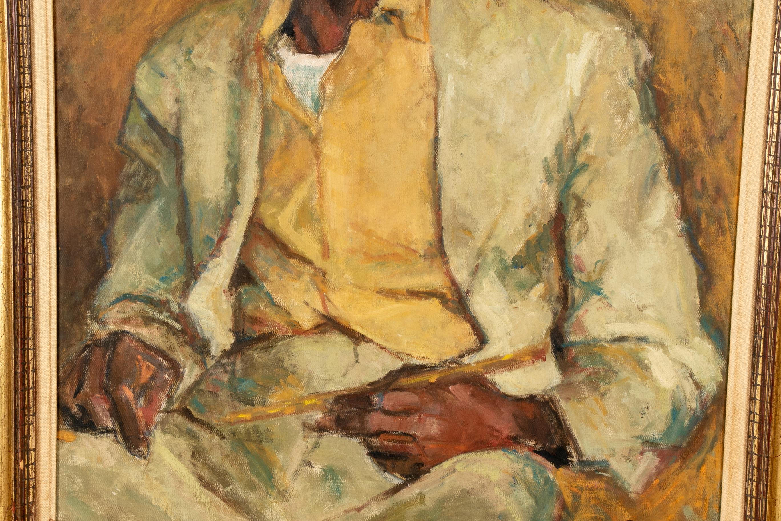 American Classical S. Lafarge American, 20th Century Oil Portrait of a New Orleans Cook