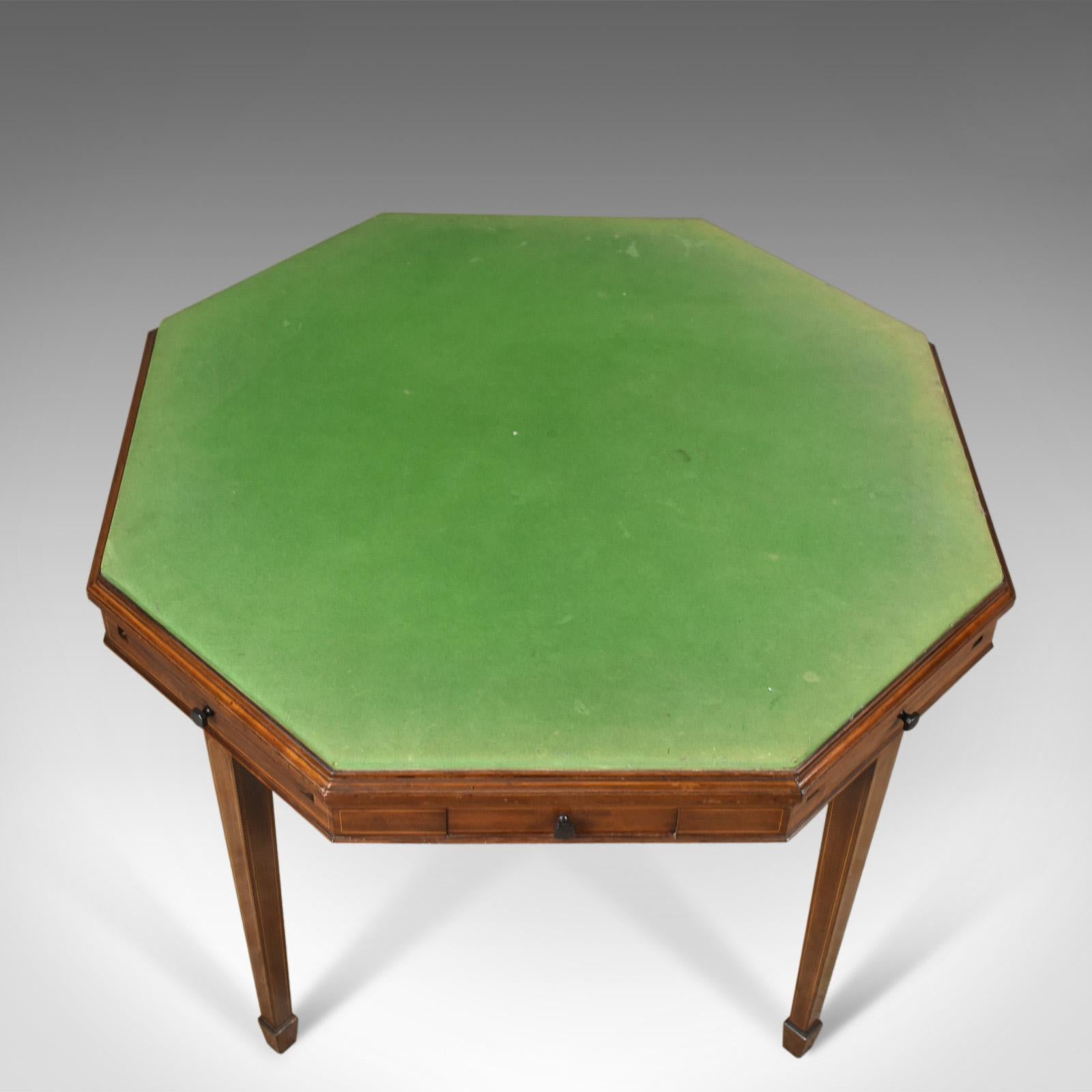 antique bridge table