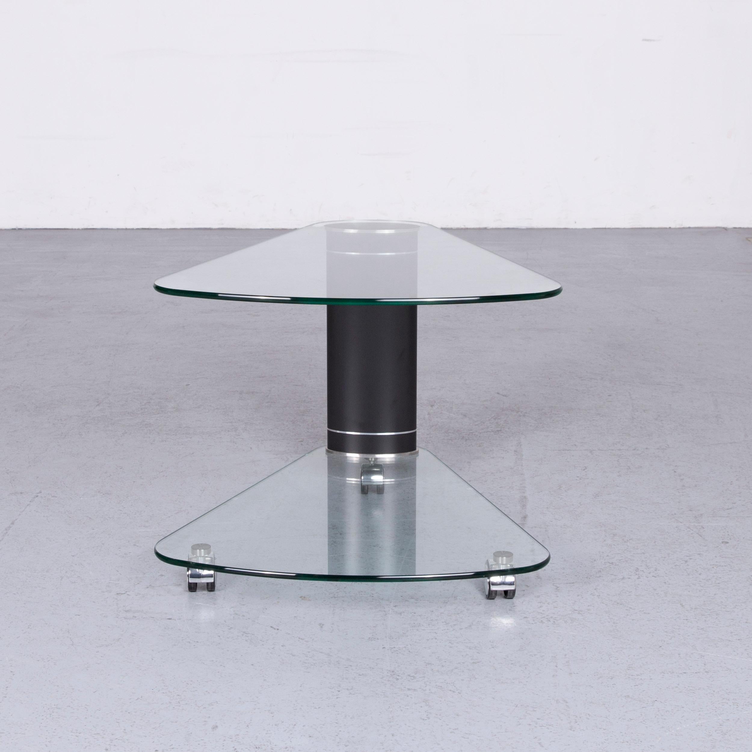 Modern Stressless Jazz Designer Glass Table Black Coffee Table
