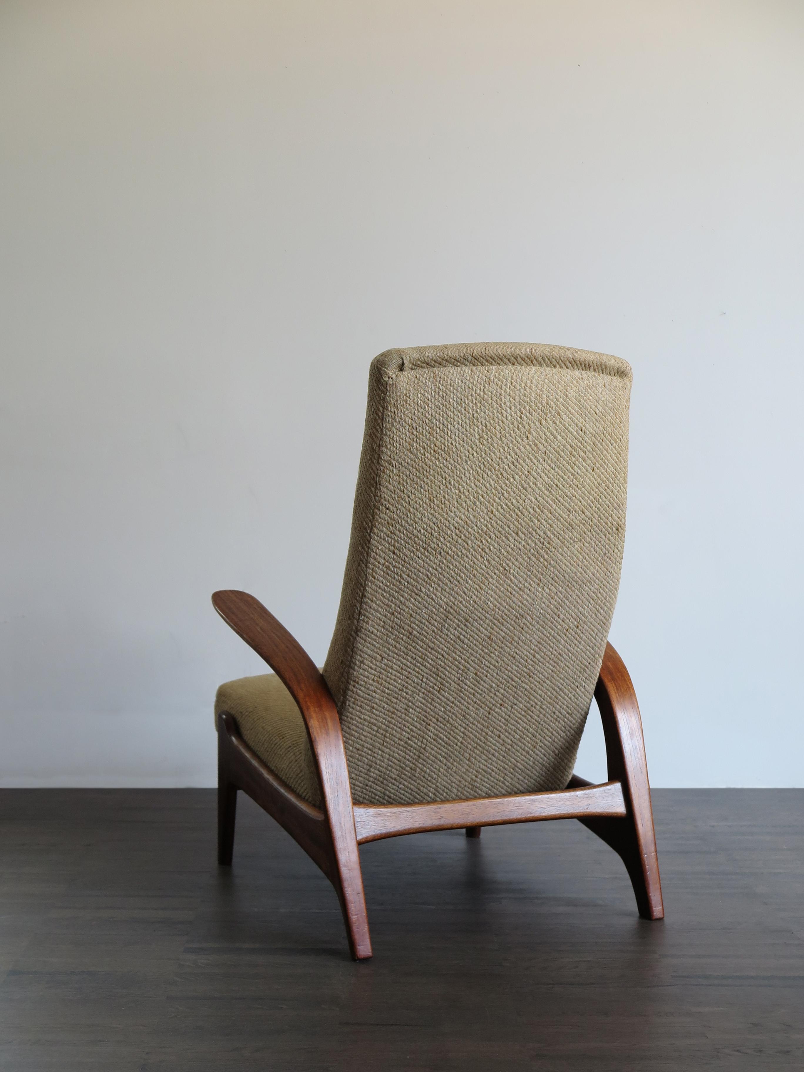 Scandinavian Modern 1960s Gimson and Slater Scandinavian Rock ‘n’ Rest Armchair
