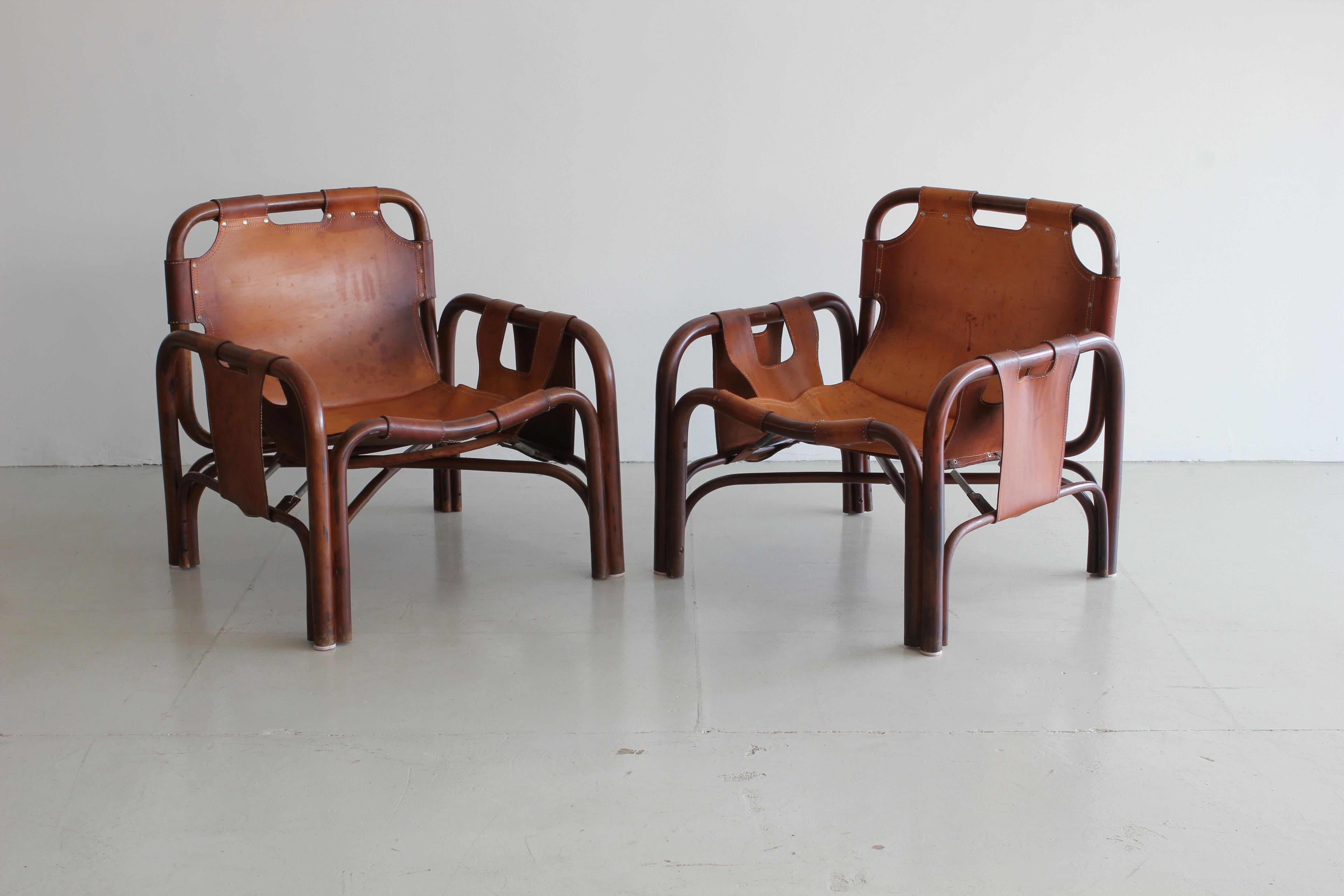 French Charlotte Perriand Style Chairs