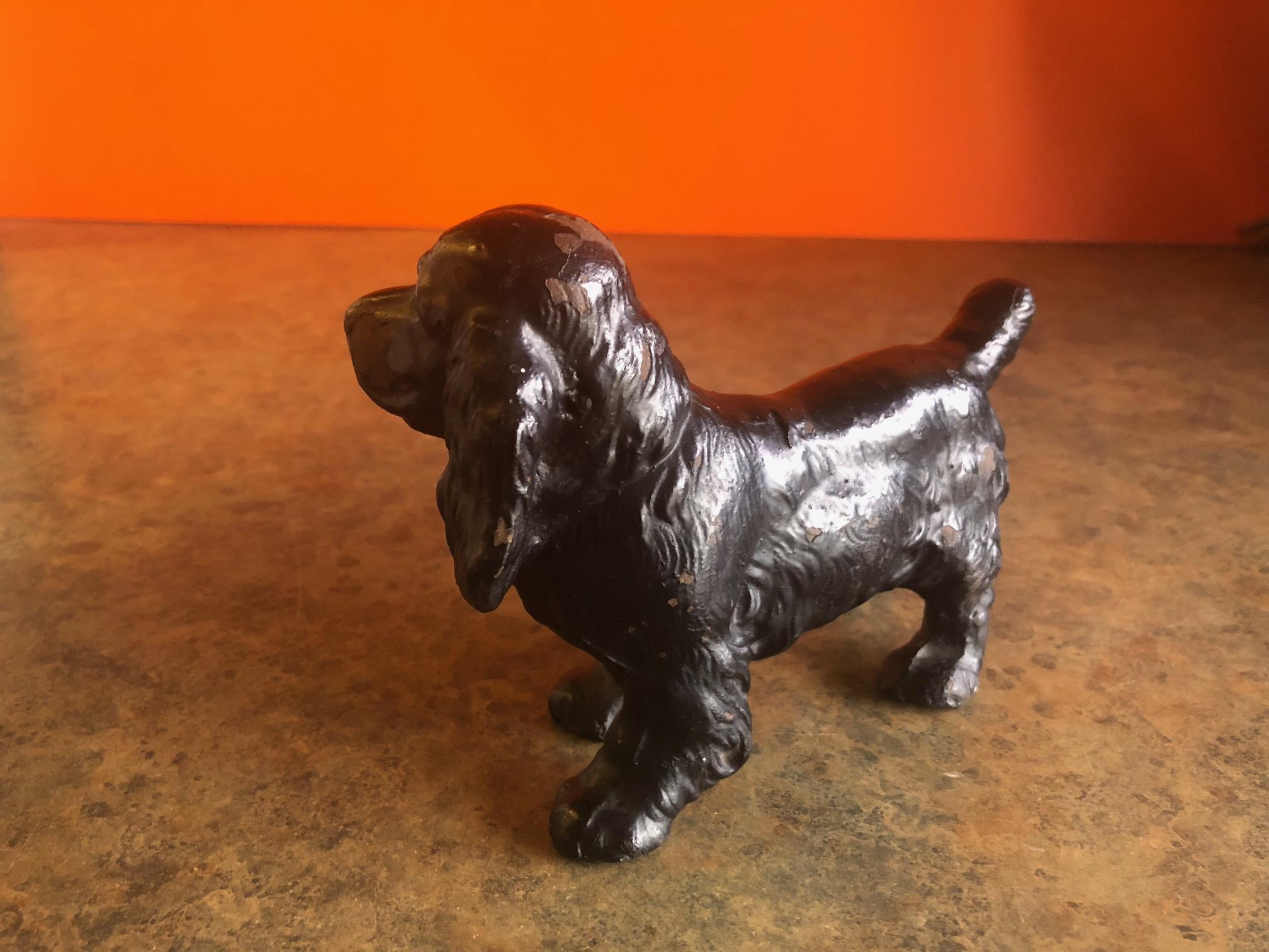 cocker spaniel doorstop