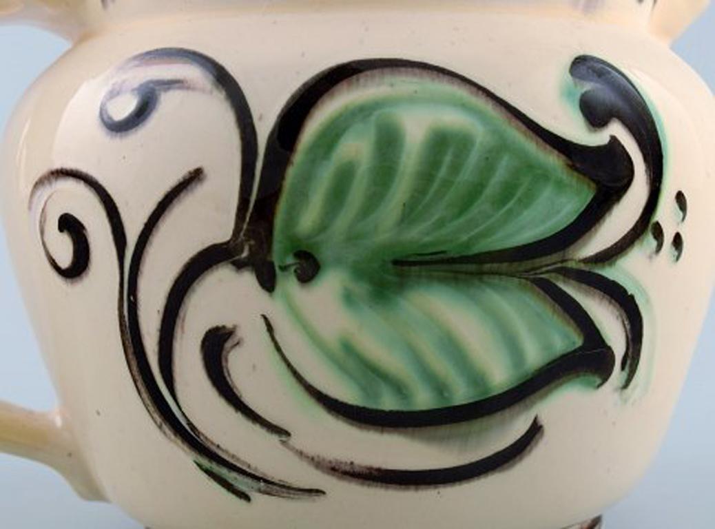 Danish Kähler, Denmark, Glazed Stoneware Jug, 1920s-1930s For Sale