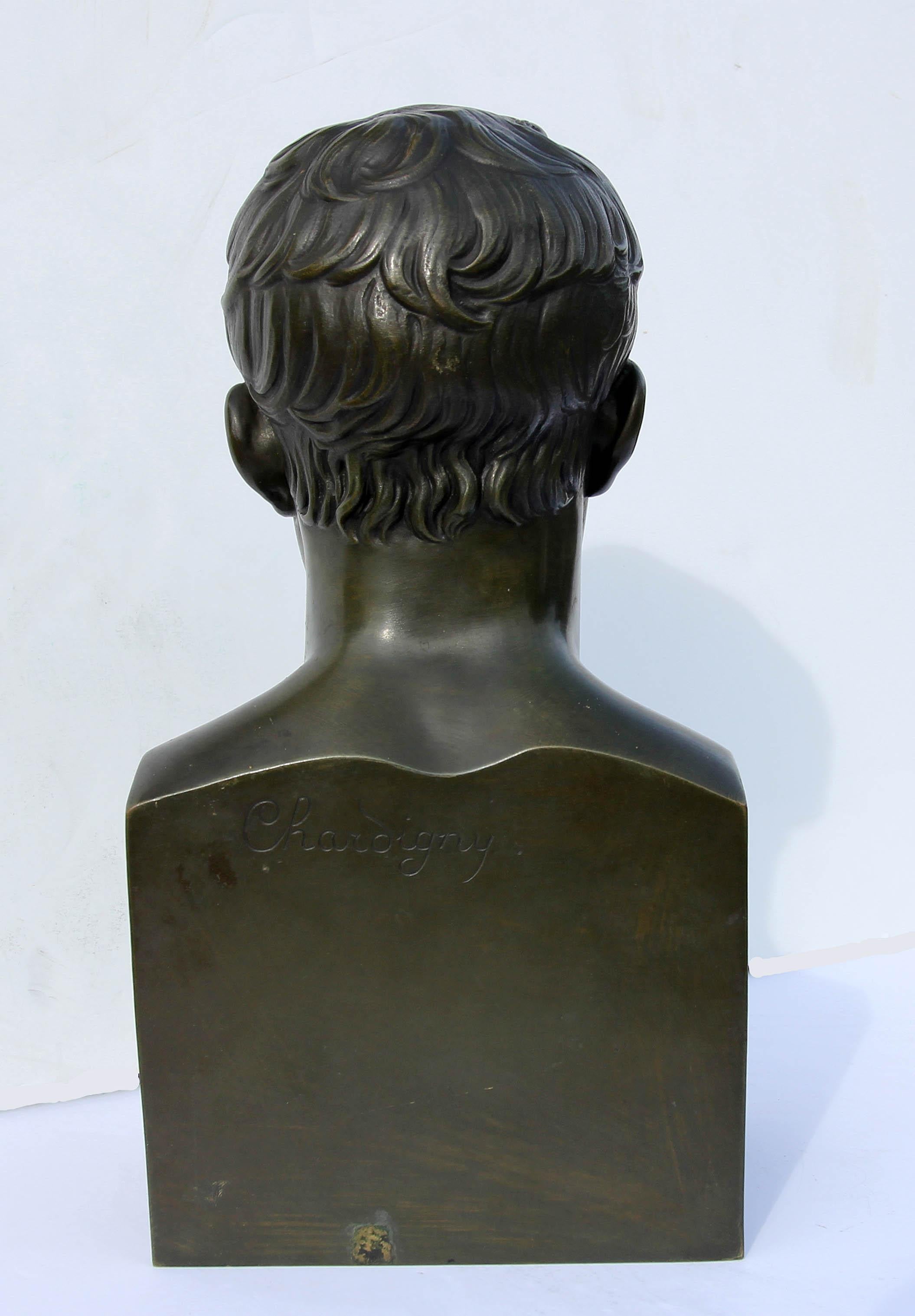 Greco Roman Bronze Bust of Napoleon