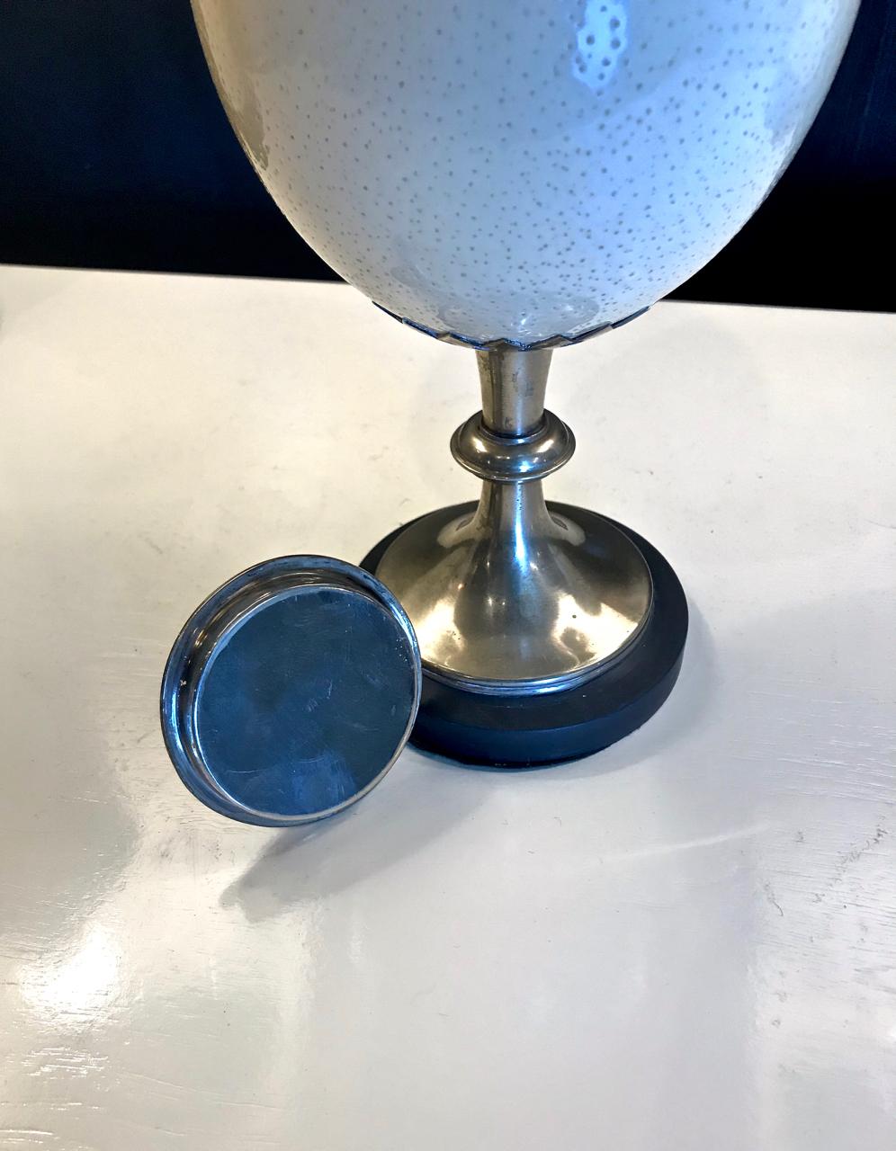 Modern Anthony Redmile Mounted Ostrich Egg