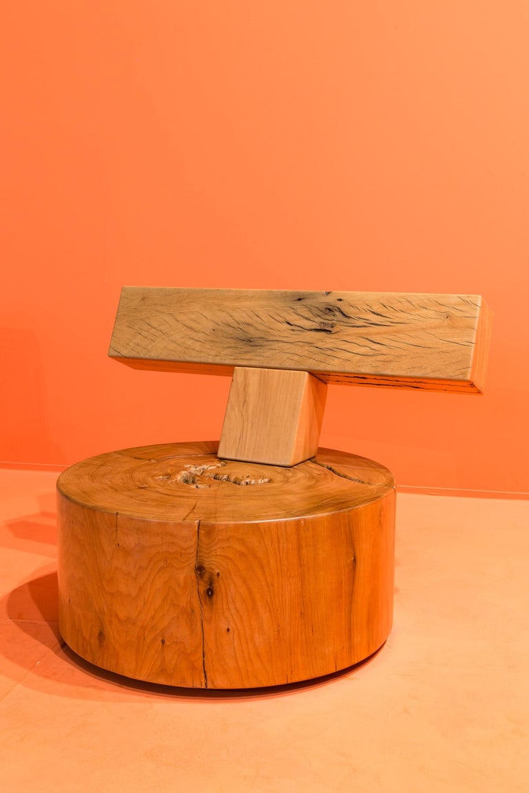 Hand-Crafted Cruz Lounge Chair, Zanini de Zanine, Contemporary Design For Sale