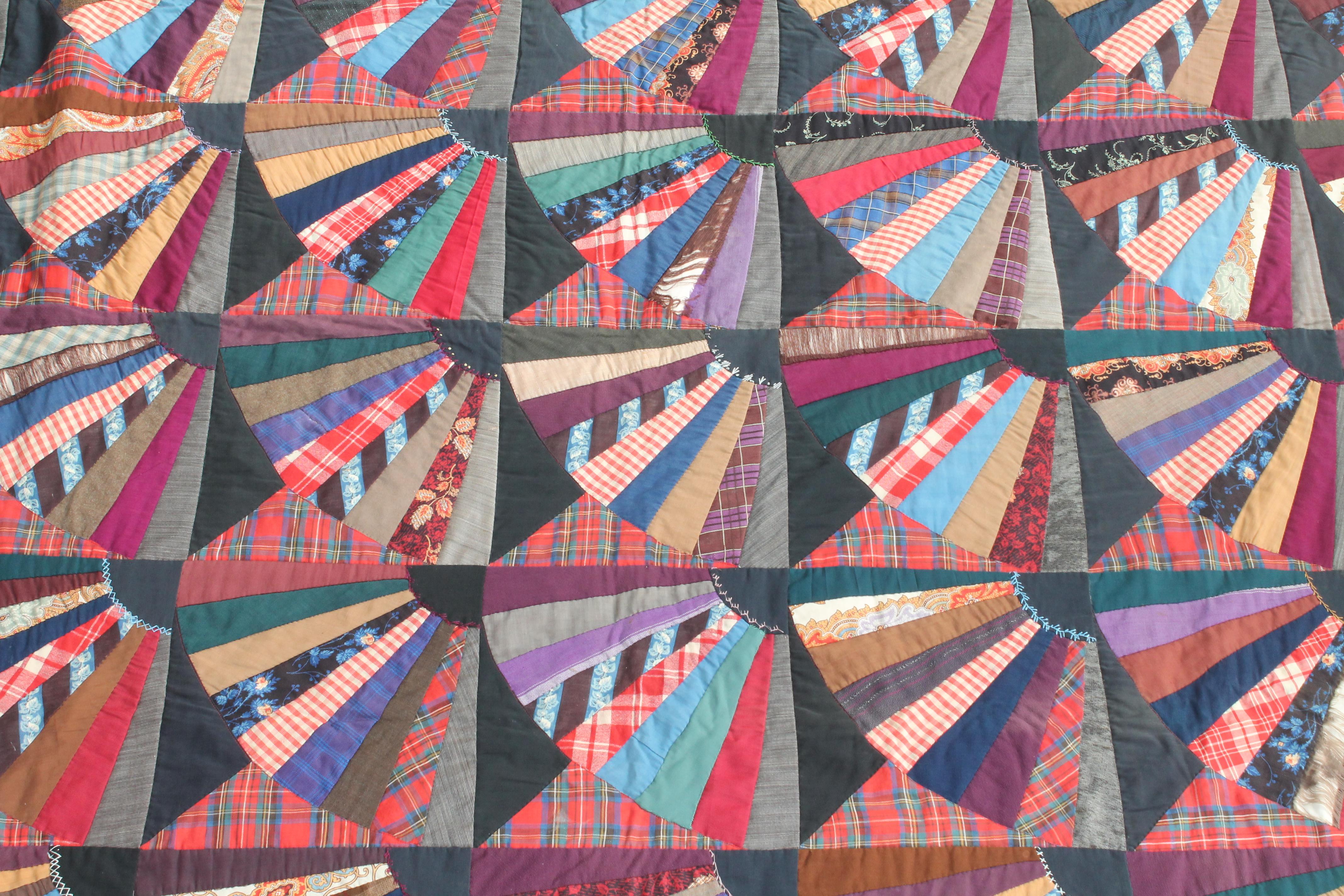 Adirondack 19th Century Crazy Fan Quilt