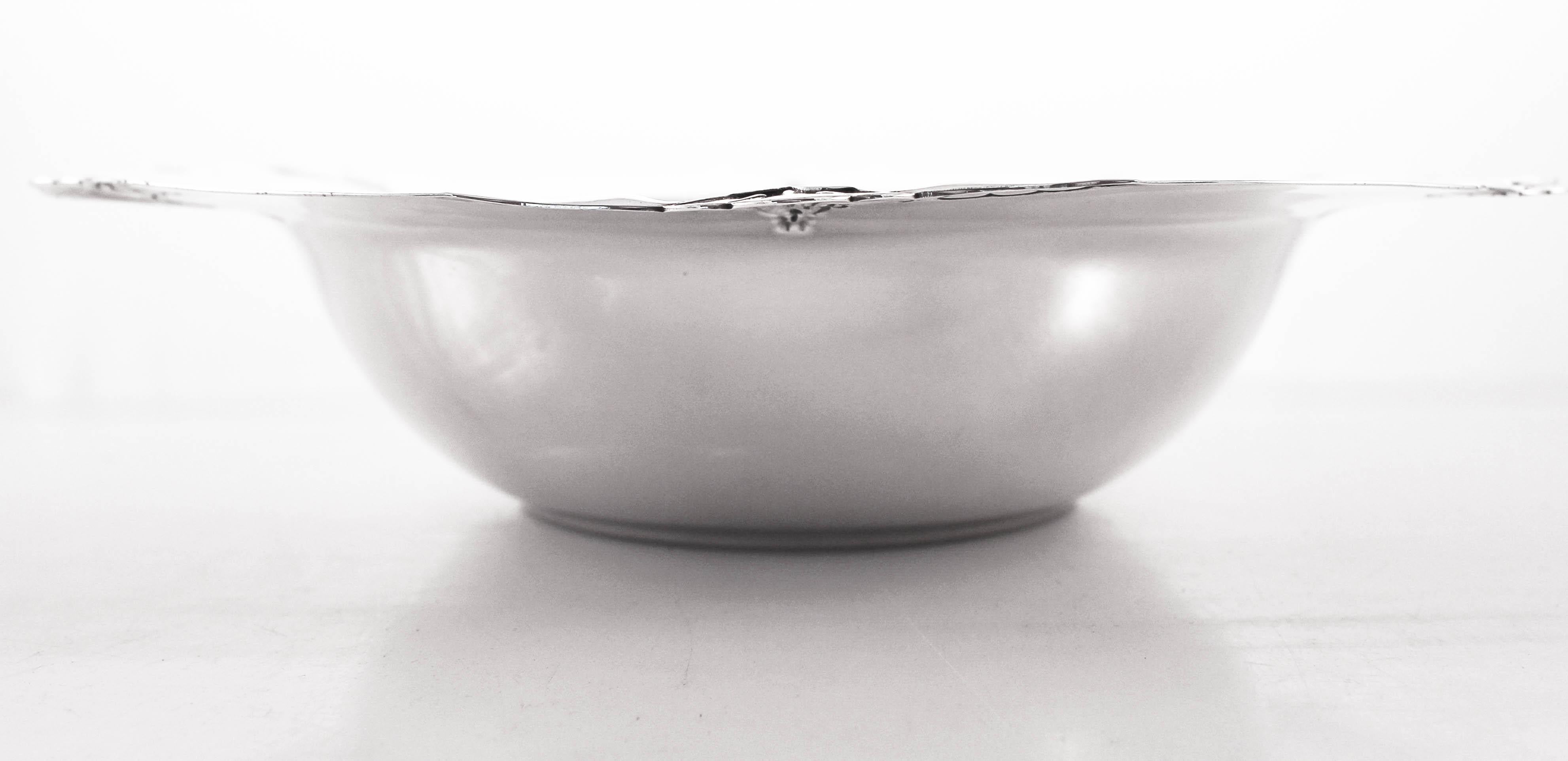 Early 20th Century Sterling Art Nouveau Bowl For Sale