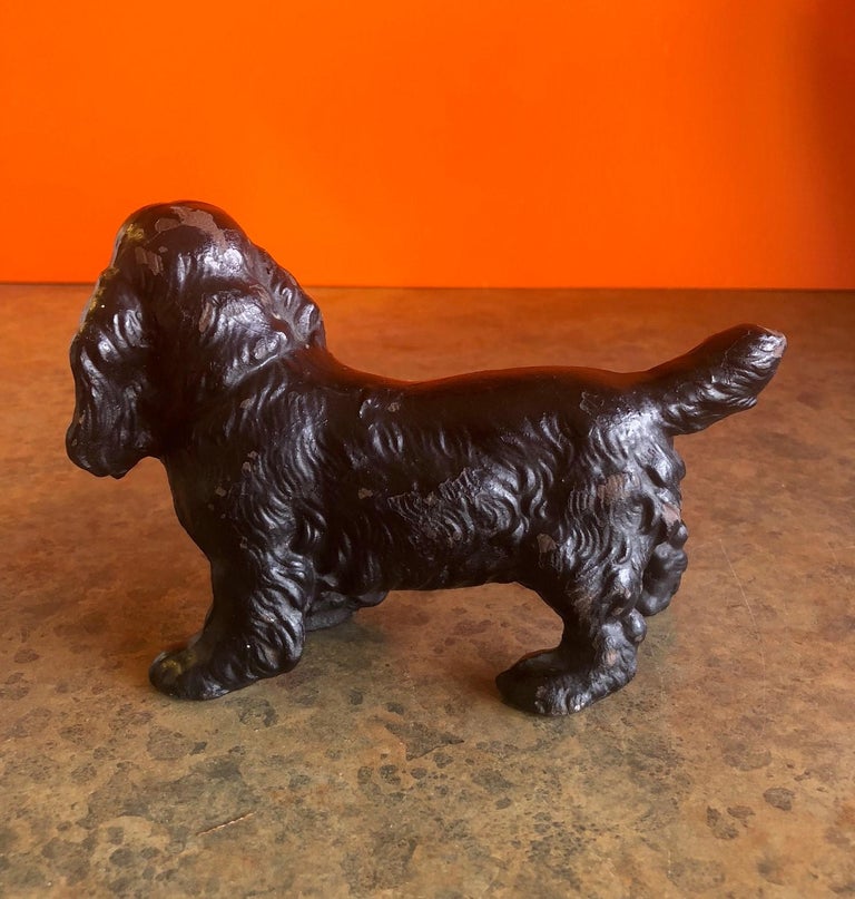 Cocker Spaniel Cast Iron Dog Doorstop by Hubley at 1stDibs cocker