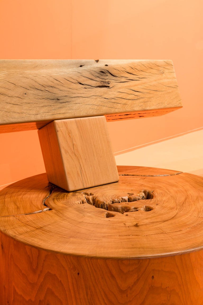 Reclaimed Wood Cruz Lounge Chair, Zanini de Zanine, Contemporary Design For Sale