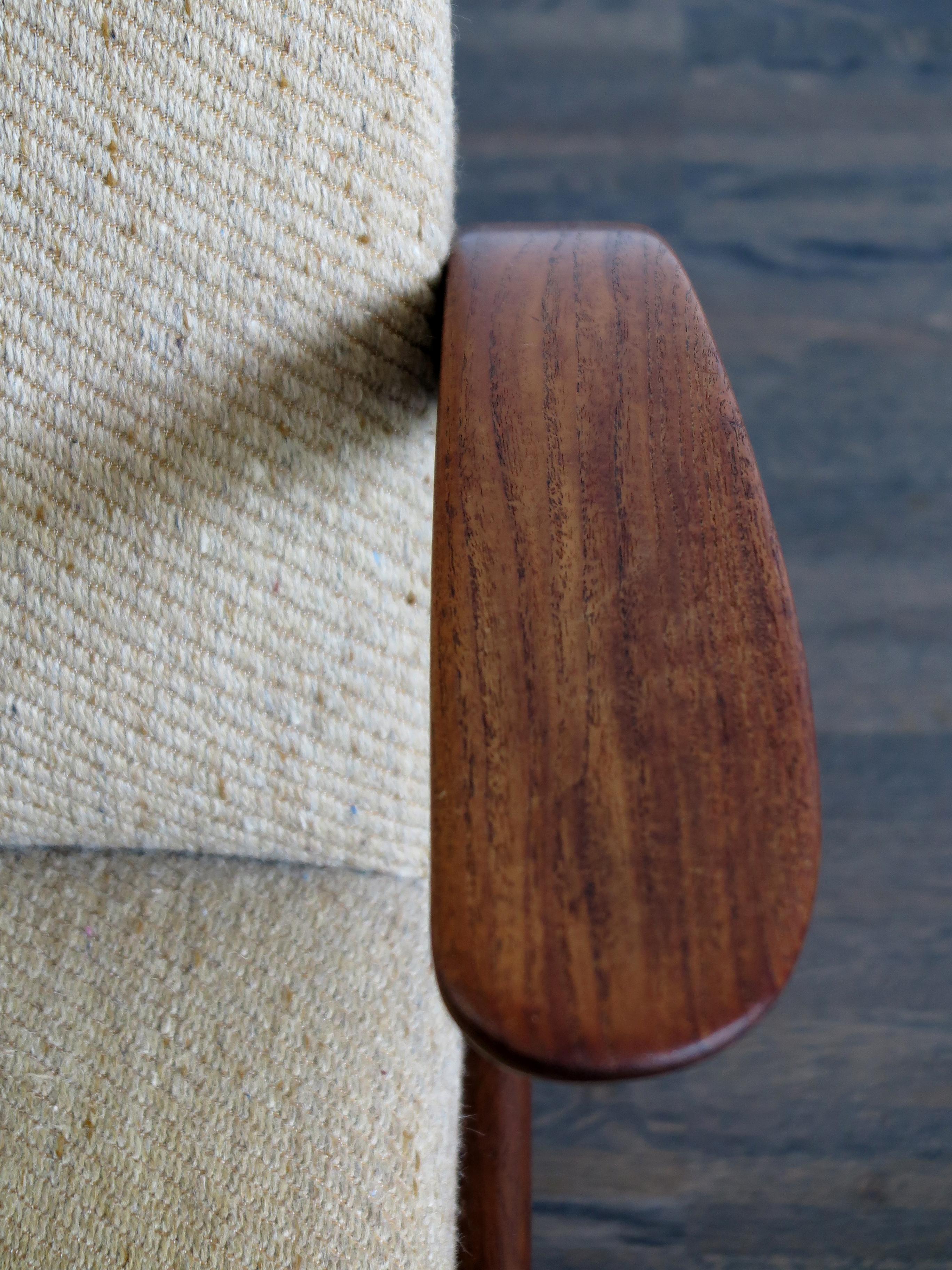 Mid-20th Century 1960s Gimson and Slater Scandinavian Rock ‘n’ Rest Armchair