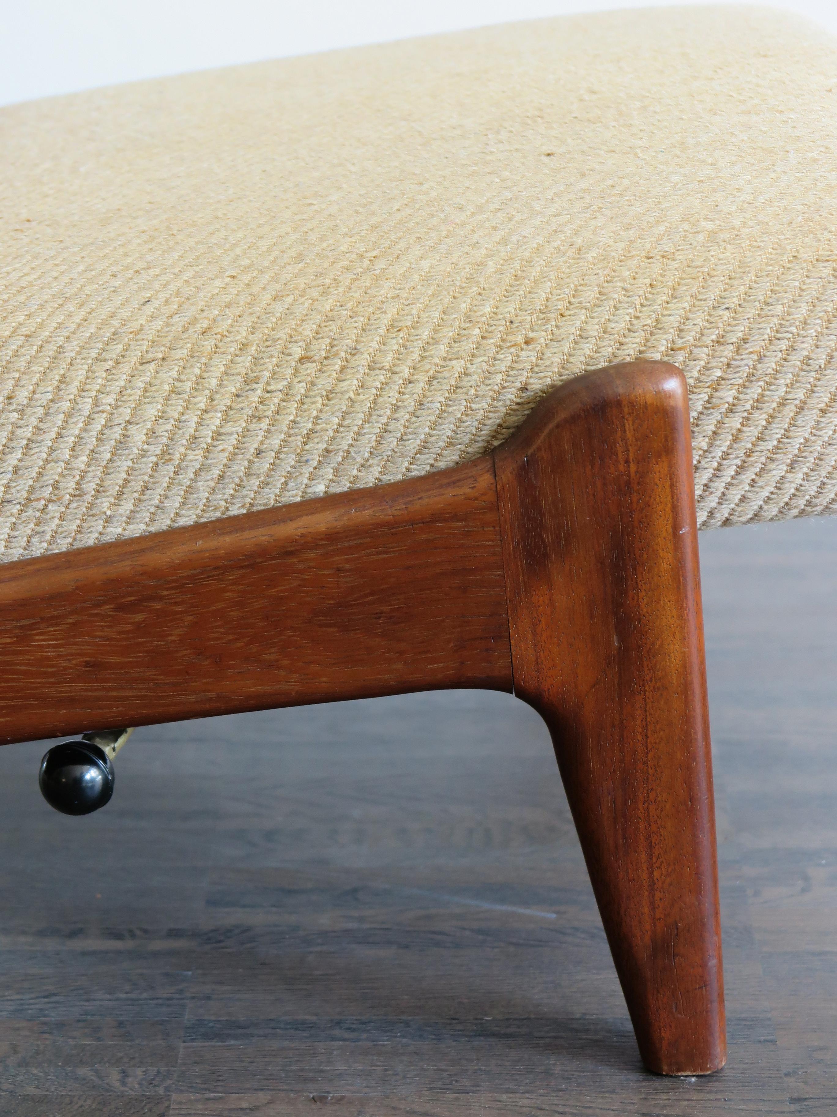 Fabric 1960s Gimson and Slater Scandinavian Rock ‘n’ Rest Armchair