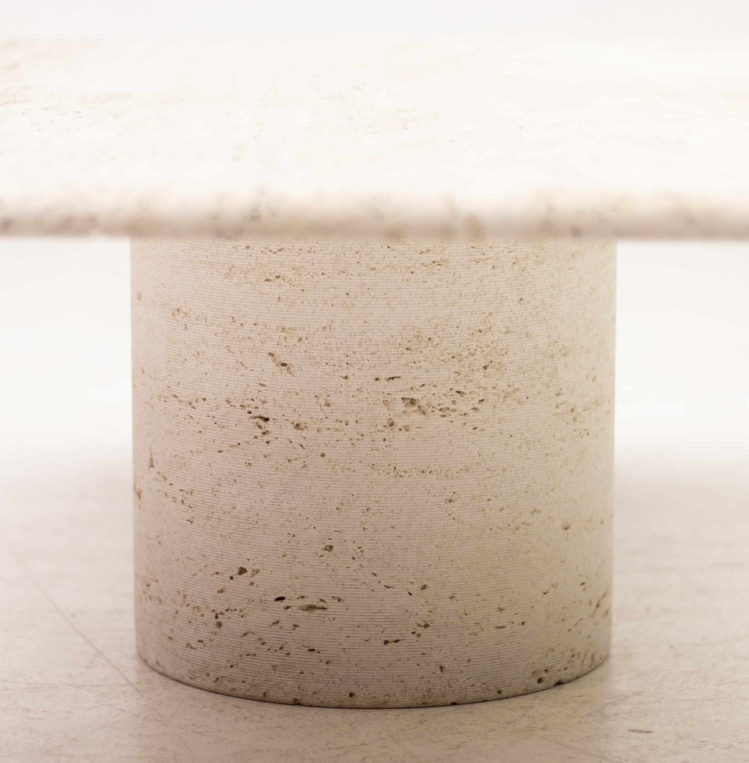 Italian Travertine Coffee Table by Up&Up