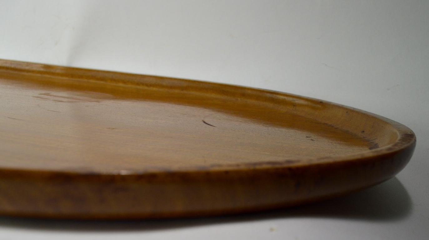 Handmade Mid Century Oval Tray 1