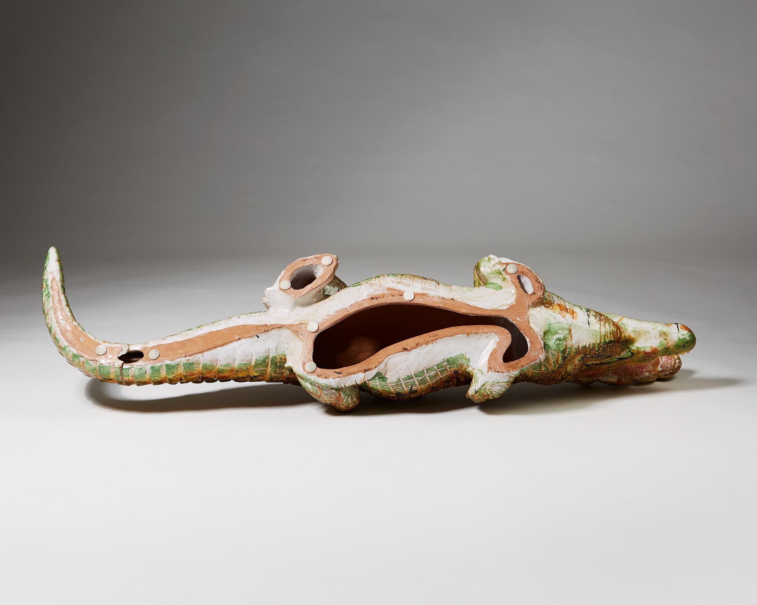 Sculpture of Crocodile, Anonymous, 1950s 1