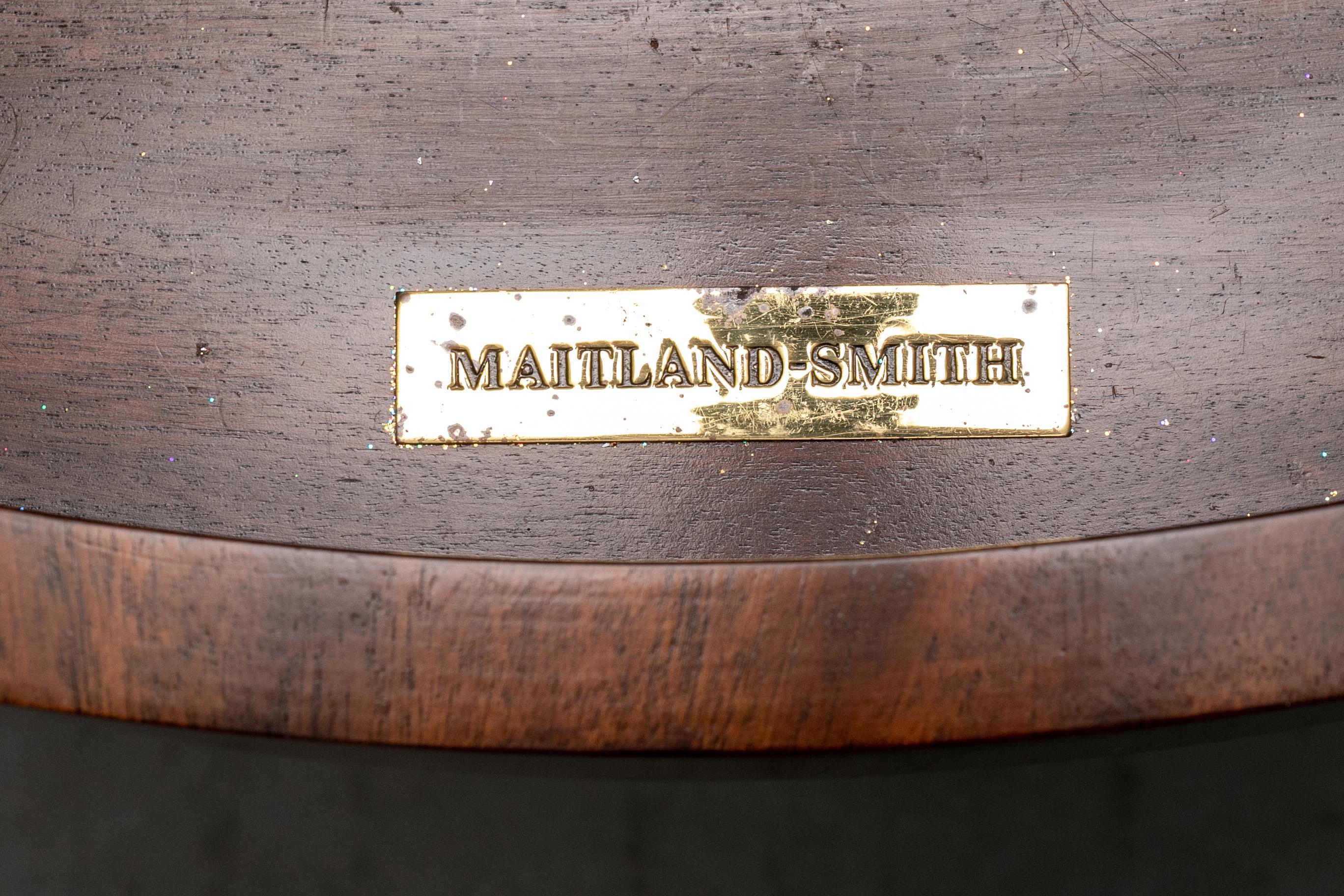 Maitland-Smith Burled Wood Demilune Commode 3