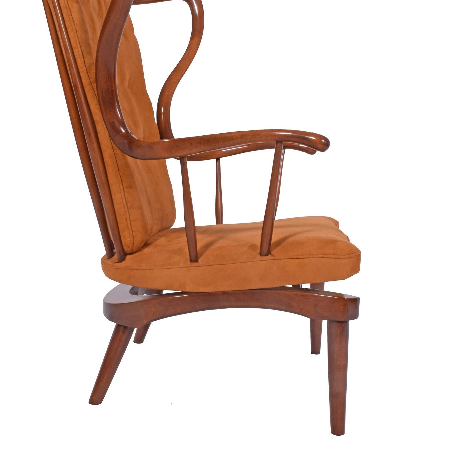 Danish Architect Designed Sculptural Rocking Chair 3