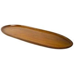 Handmade Mid Century Oval Tray