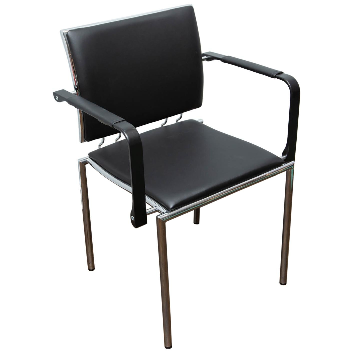 Dietiker Quadro-Steel Armchair For Sale